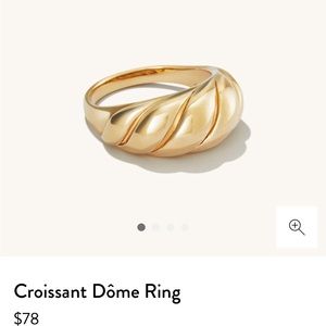 Mejuri Croissant Done ring